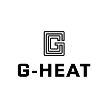 Logo du client G-Heat en noir et blanc