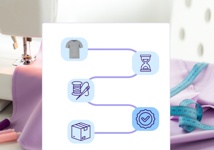 Parcours d’un produit dans un processus EMS