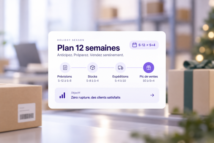 Sécurisez la période des fêtes avec un plan 12 semaines pour éviter ruptures